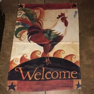 NWT Carson Rooster Welcome Flag